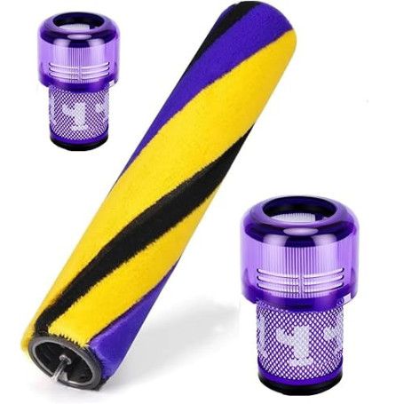 V12 Brosse pour Dyson V12 Detect Slim Filtre pour Dyson V12 Pièces détachées Accessoires pour aspirateur V12 Pièce pièce de rech