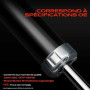 Frankberg 2x Amortisseur à gaz Avant Gauche Droite 563mm Pression de gaz Compatible avec ASX GAW 4008 C4 Aircross ASX Van GAW Re