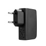 Aukru 8 en 1 Chargeur USB 5V2A Universel Adaptateur Secteur avec 8 Embouts Connecteur à d'écoupage pour différents appareils -No