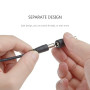 Aukru 8 en 1 Chargeur USB 5V2A Universel Adaptateur Secteur avec 8 Embouts Connecteur à d'écoupage pour différents appareils -No