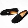 Jamron Hommes Élégant Boucle Loafers Confortable Daim Chaussures de Conduite Stylées Mocassin Slippers