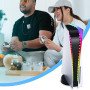 FASTSNAIL Bande LED RVB pour PS5/Slim Console Digital/Disc Edition éclairage LED, 7 couleurs, 358 modes, avec télécommande à clé