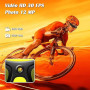 Chujianxi Lunette Camera Bluetooth,Techno-Avancées Camera Sport 1080P,Lunette Connectée Homme avec Opération à Une Touche,Lunett