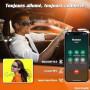 Chujianxi Lunette Camera Bluetooth,Techno-Avancées Camera Sport 1080P,Lunette Connectée Homme avec Opération à Une Touche,Lunett