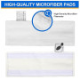 10 Pièces Chiffons de Rechange en Microfibre Compatible avec SC1, SC2, SC3, SC4, SC5, Bonnettes Microfibres Nettoyeurs à Vapeur,
