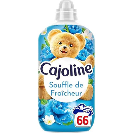 Cajoline Adoucissant linge liquide Souffle de Fraîcheur Créations parfum et fraîcheur 66 lavages 1,386L