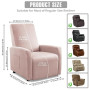 Bocguy Housse pour Fauteuil Relax Electrique Imperméable Extensible ，Protege Fauteuil 1 Place，Housse de Fauteuil Extensible ，Ant