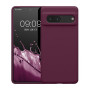 kwmobile Housse Compatible avec Google Pixel 7 Coque - Housse de téléphone Protection Souple en TPU Silicone - Bordeaux Violet