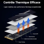 fanxiang SSD 1To NVMe M.2 PCIe 3X4 - Disque SSD Interne jusqu'à 3200Mo/s - Haute Performance - Disque Dur Interne SSD pour Les G