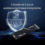 fanxiang SSD 1To NVMe M.2 PCIe 3X4 - Disque SSD Interne jusqu'à 3200Mo/s - Haute Performance - Disque Dur Interne SSD pour Les G
