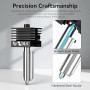 P2S/X2D Hotend Haute Vitesse Intégré Échange Rapide 0,2mm+0,4mm+0,6mm Buse Acier Trempé avec Protection Silicone Compatible with