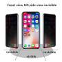 Dechyi Privacy Coque pour Samsung Galaxy S22 Ultra 5G Housse Etui avec Anti-Espion Verre trempé avec Support de Bague résistant