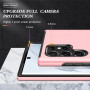 Dechyi Privacy Coque pour Samsung Galaxy S22 Ultra 5G Housse Etui avec Anti-Espion Verre trempé avec Support de Bague résistant