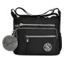 Aucuu Sac Bandouliere Femme, Sac à Main en Nylon, Multi-Poches Bandoulière Impermeable, Sacs à Bandoulières Multifonctionnel ave
