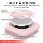 MelodySusie Aspirateur à Manucure Ongles Professionnel Ventilateur Collecteur de Poussière d'Ongles Faible Bruit Aspirateur de T