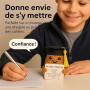 Patate Studieuse© | Idee Motivation Etudiant | Cadeau Original Eleve | Focus Ecole Bac Examen | Fete Diplome Etude | Enfant Fill