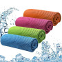 MINGRUO Serviette de Refroidissement, Serviette Microfibre Sport Musculation, Serviettes Rafraîchissantes pour Le Cou, Cooling T