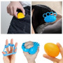 Lot de 4 entraîneurs de force de préhension – Balle d’exercice main, renforceur de doigts et poignet – Kit de rééducation pour a