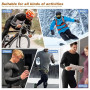 sous Vetement Thermique Homme Hiver sous-Vêtements Thermiques Homme sous Pull Thermique Énsemble Ski Collant Elasticité Ensemble