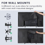 kwmobile Housse écran TV compatible avec 75" TV - Housse de protection TV extérieure contre intempéries, poussière et éclaboussu