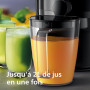Philips Centrifugeuse Série 3000 - Extracteur de Jus avec cheminée XL 75mm, Technologie QuickClean, Capacité 2 L, Puissance 800W