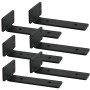 Equerre Etagere Murale,equerre fixation 20cm, Support etagere murale,Equerre Charge Lourde,Support étagère Murale ,Lot de 6