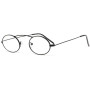 Petites Lunettes de Lecture Rondes Noires Vintage en Metal Cicly - Taille: Dioptrie 2,5 - Couleur: Noir - Mixte
