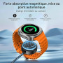 Chargeur 2 en 1 pour Samsung Watch, Chargeur rapide USB-C 25 W compatible avec Galaxy Watch 8 7/Ultra/6/6 Classic/5 Pro/5/4 /4 c