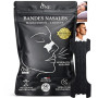 60 Bandelettes Nasales | Ecarteur Nasal | Dispositifs Anti Ronflement Puissant | 3 Bandes de Maintien Renforcé Noir| Patch Nez R