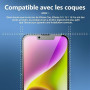 NEW'C Lot de 3, Verre Trempé Anti-Espion pour iPhone 16e, iPhone 14, iPhone 13, iPhone 13 Pro (6,1 Pouces), Angle de Confidentia
