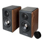 Edifier S880DB MKII - Haut-Parleur Haute Qualité, LDAC, BT 5,3, Télécommande, 2-Voies, avec Fil &sans Fil 88 W, Walnut, ConnexAp