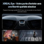 XREAL One Pro AR Lunettes, Réalité Augmentée Puce X1,REAL 3D,XR Glass 3DoF Natives,Optique X-Prism 57° FOV, Écran HD171" 120Hz,p