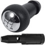 Spurtar Pommeau de levier de vitesses manuel 5 vitesses pour Peugeot 106 107 207 301 306 307 308 407 408 508 3008 1007 / pour CI