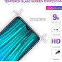 LeYi Coque pour Xiaomi Redmi Note 8 Pro avec Verre trempé écran [Lot de 2], Rotation 360° Aimant Anneau Support Double Défense B