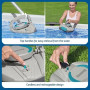 Bestway Robot aspirateur de Piscine Automatique AquaTronix G100-27 cm x 24,4 cm x 15,5 cm - Gris/Vert