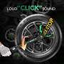 LLAVETOR Clé Dynamométrique 3/8", Haute Précision ±3%, 10-60 Nm, 72 Dents Clé à Cliquet Réversible pour Vélo y Moto D'entretien,
