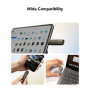Lexar D40E 256 Go Double clé USB 3.2 Gen 1 Type-C Jump Drive, clé USB-C Flash Drive Matériau métallique Pivotant Conception Clé 