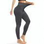 Leggings Anti Cellulite Femme, 3D Legging Compression, Minceur Taille Haute sans Couture, Pantalon de Sport Yoga Fitness Sculpta