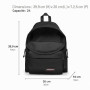 Eastpak Padded Pak’r Sac à Dos 24L (40 x 30 x 18 cm), résistant et déperlant, Sac école et Voyage léger avec Bretelles rembourré