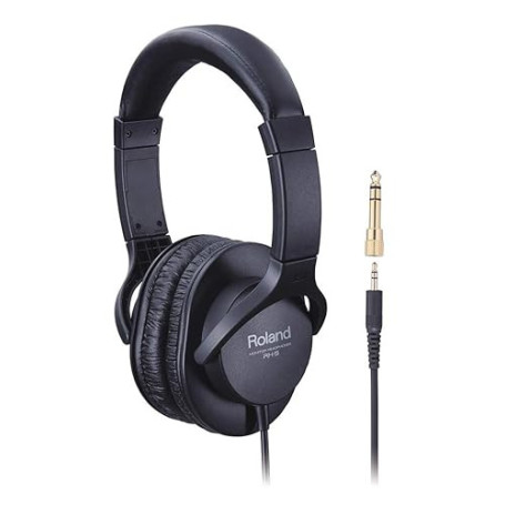 Roland Casque RH-5, pour Le Monitoring, Conception fermée pour Une écoute sans Distraction