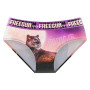 FREEGUN Culotte Femme Microfibre, sous-vêtement Féminins, Confortable et Ultra-Doux (Lot de 4)