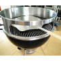 onlyfire BRK-6023 Kit Pizza pour Weber 57 cm - Anneau à Pizza en INOX avec Poignées Amovibles, Pierre à Pizza 38 cm, Pelle à Piz