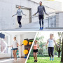 Blukar Corde à Sauter, Speed Jump Rope Réglable pour Hommes & Femmes, Roulements à Billes en Acier, Poignées Antidérapantes en M