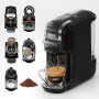 HIBREW H2B Machine à café pour expresso, boissons chaudes et froides, infusion froide, or chaud, 5 en 1, multi-capsules, poudre,