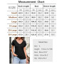 Aottori T Shirt Femme Manches Courtes Col en V Tee Shirt Chic et Élégant Chemisier Été Léger Ample Haut Extensible Motif Ajouré