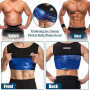 Flintronic Gilet de Sueur de Sauna pour Hommes, Débardeur Sudation Amincissant Ventre, T Shirt Sudation Homme, pour Entraînement