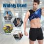 Flintronic Gilet de Sueur de Sauna pour Hommes, Débardeur Sudation Amincissant Ventre, T Shirt Sudation Homme, pour Entraînement