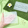 Stiesy Kit de 2 moules en silicone pour résine - Forme de nuage et de feuille - Moules en résine pour boucles d'oreilles, penden