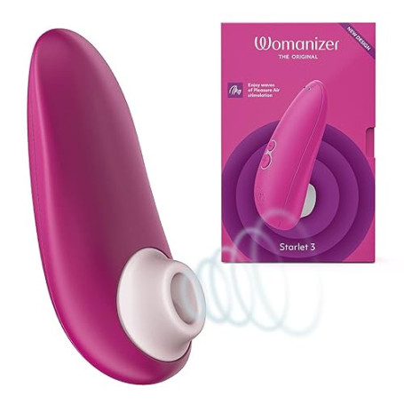 Womanizer Starlet 3 Stimulateur féminin clitoridien | Suceur de clitoris avec 6 niveaux de puissance | Vibromasseur aspirant éta