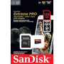 SanDisk 128 Go Extreme PRO microSDXC carte + adaptateur SD + RescuePro Deluxe jusqu'à 200 Mo/s avec des performances applicative